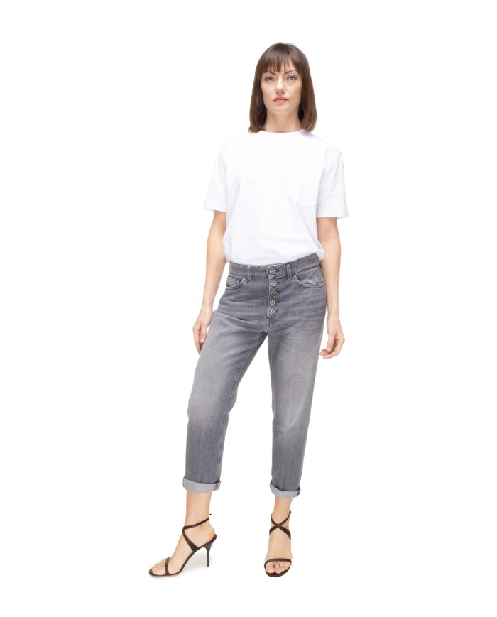 DONDUP Jeans donna Koons grigio