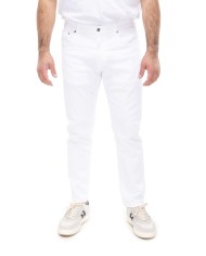 DONDUP Jeans uomo Dian carrot Bianco