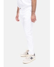 DONDUP Jeans uomo Dian carrot Bianco
