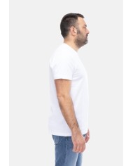 DONDUP T-shirt uomo cotone bianca