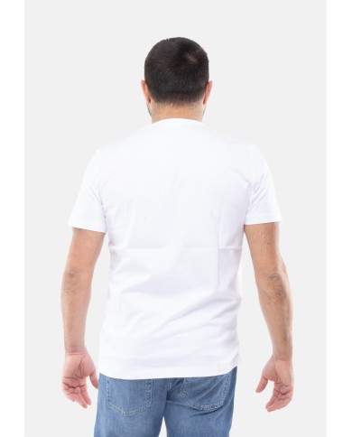 DONDUP T-shirt uomo cotone bianca