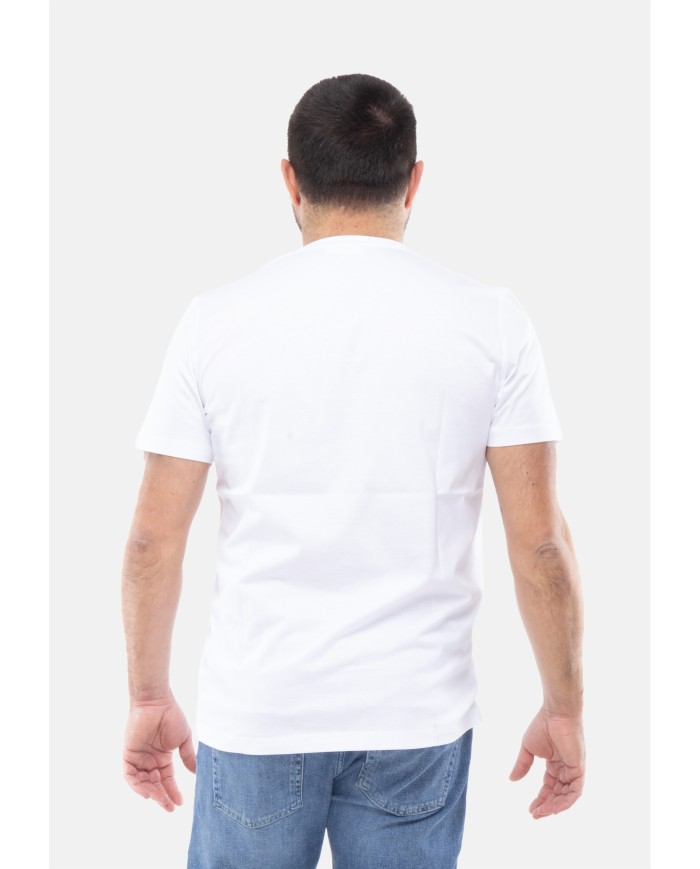 DONDUP T-shirt uomo cotone bianca