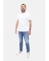 DONDUP T-shirt uomo cotone bianca