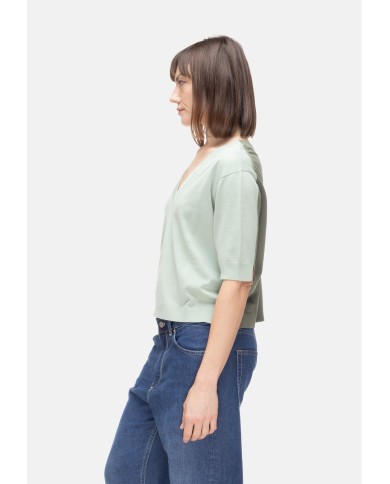 SEMI COUTURE Maglia donna V verde