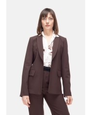 SEMI COUTURE Giacca donna aperta dietro marrone