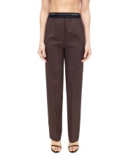 SEMI COUTURE Pantaloni donna marrone