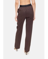 SEMI COUTURE Pantaloni donna marrone