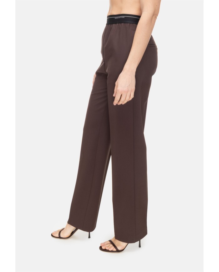 SEMI COUTURE Pantaloni donna marrone