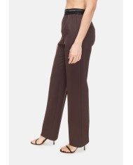 SEMI COUTURE Pantaloni donna marrone