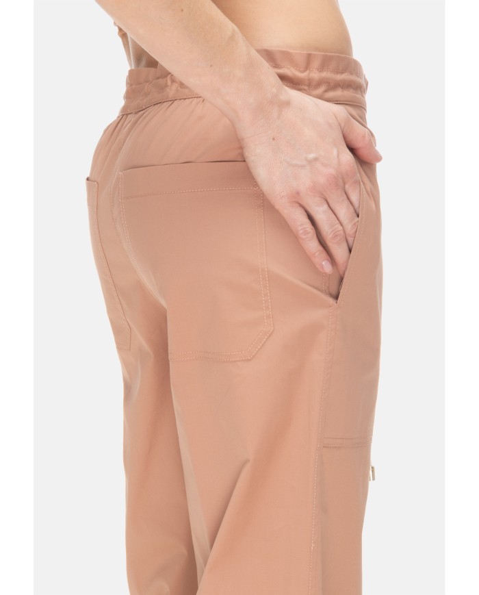SEMI COUTURE Pantaloni donna rosa cipria
