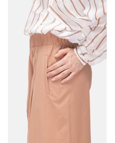 SEMI COUTURE Pantaloni donna rosa cipria
