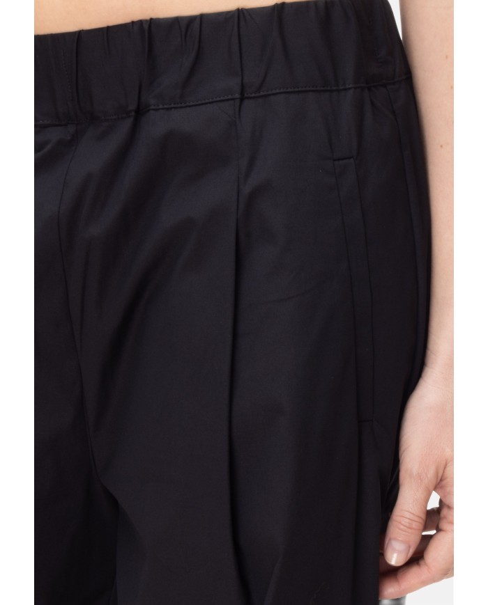 SEMI COUTURE Pantalone donna nero