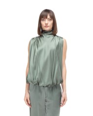 SEMI COUTURE Top donna lupetto verde