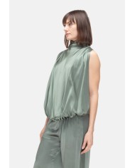 SEMI COUTURE Top donna lupetto verde