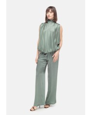 SEMI COUTURE Top donna lupetto verde