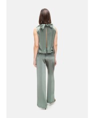 SEMI COUTURE Top donna lupetto verde