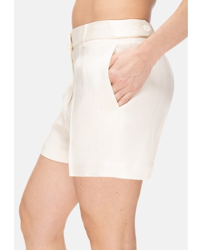 SEMI COUTURE Short donna Avorio