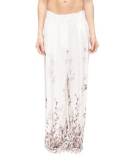 SEMI COUTURE Pantaloni donna fantasia Avorio