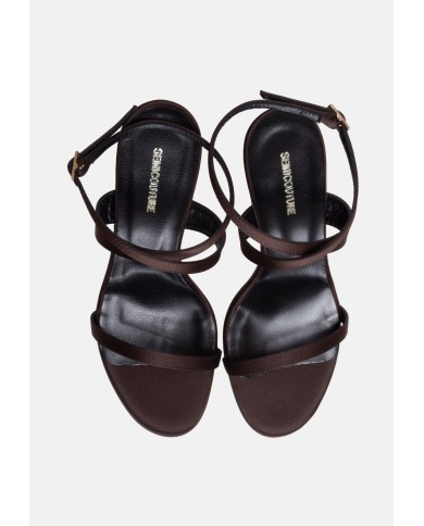 SEMI COUTURE Sandali donna Cuoio
