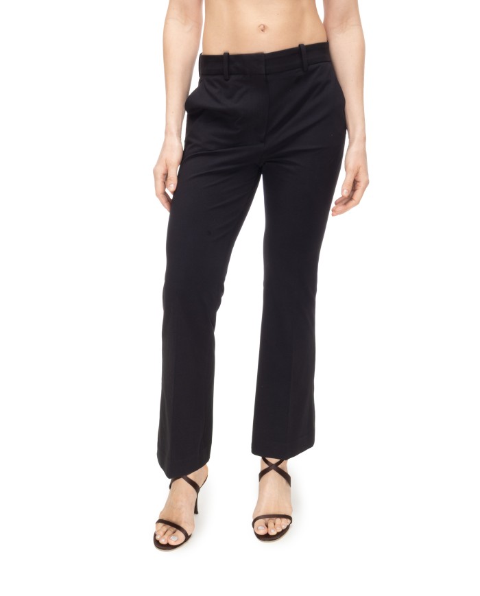 CIRCOLO 1901 Pantaloni donna bootcut neri
