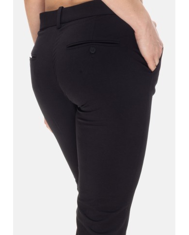 CIRCOLO 1901 Pantaloni donna bootcut neri