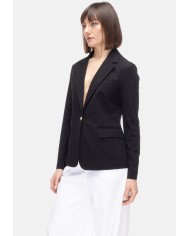 CIRCOLO 1901 Giacca donna jersey stretch Nera