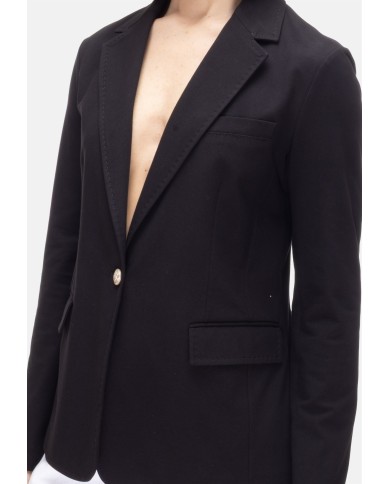 CIRCOLO 1901 Giacca donna jersey stretch Nera