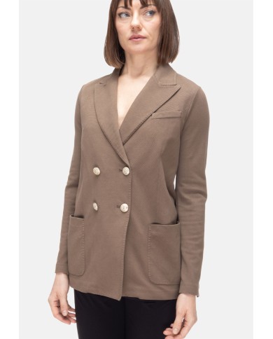 CIRCOLO 1901 Giacca donna doppiopetto marrone