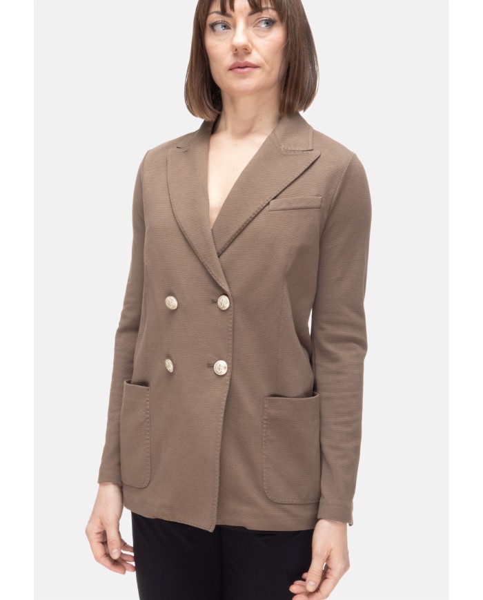 CIRCOLO 1901 Giacca donna doppiopetto marrone