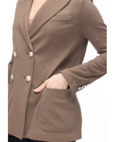 CIRCOLO 1901 Giacca donna doppiopetto marrone
