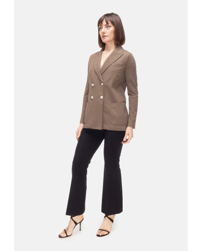 CIRCOLO 1901 Giacca donna doppiopetto marrone