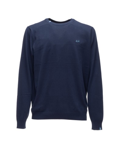 SUN 68 Maglia uomo girocollo Navy blue