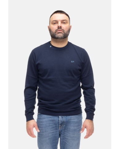 SUN 68 Maglia uomo girocollo Navy blue
