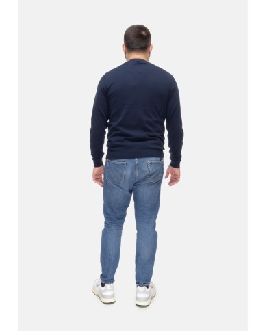 SUN 68 Maglia uomo girocollo Navy blue