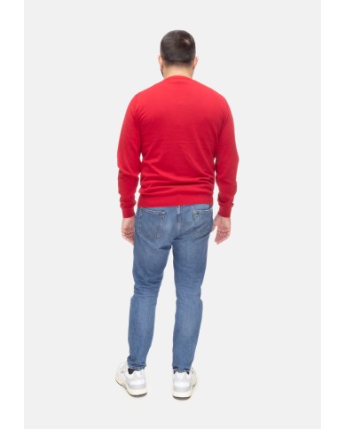 SUN 68 Maglia uomo girocollo Rosso