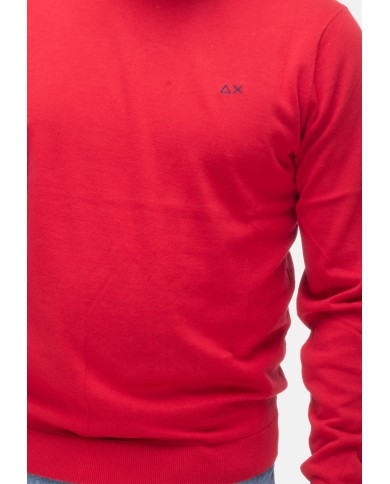 SUN 68 Maglia uomo girocollo Rosso
