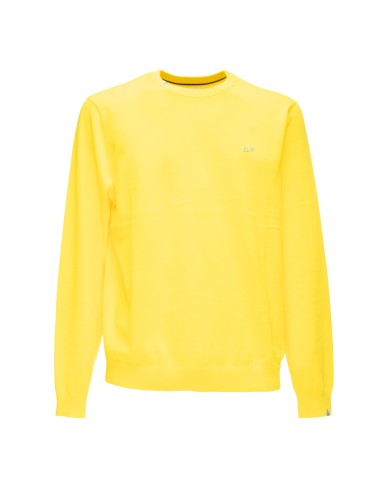SUN 68 Maglia uomo girocollo Giallo