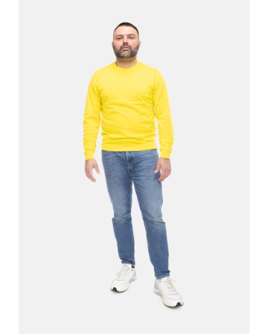 SUN 68 Maglia uomo girocollo Giallo