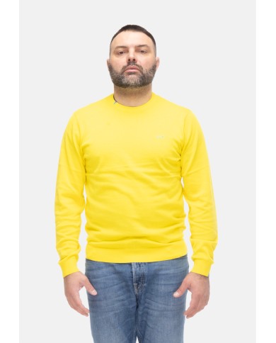 SUN 68 Maglia uomo girocollo Giallo