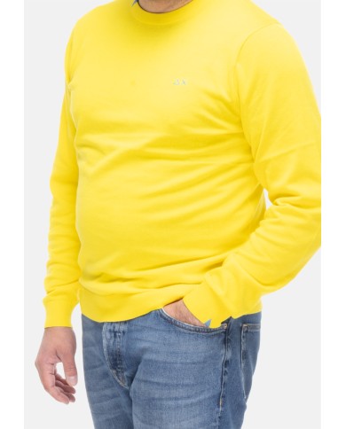 SUN 68 Maglia uomo girocollo Giallo