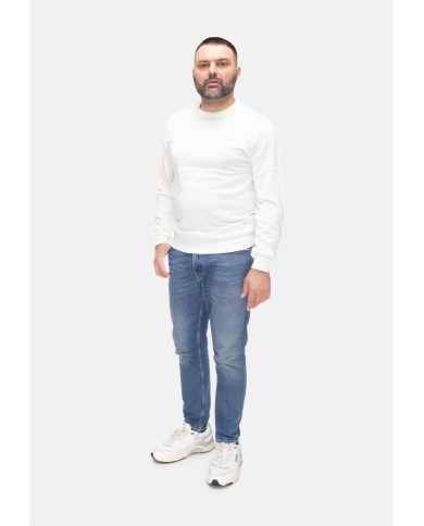 SUN 68 Maglia uomo girocollo bianco panna