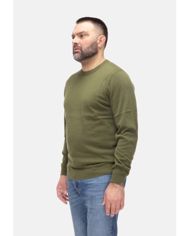 SUN 68 Maglia uomo girocollo Verde scuro