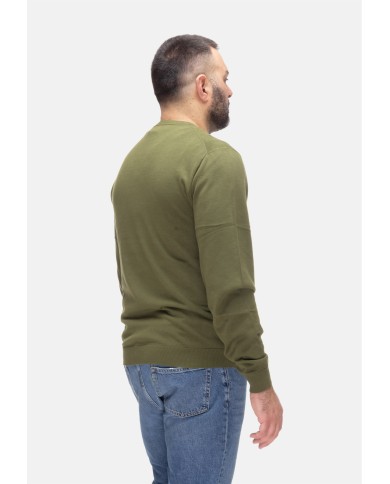 SUN 68 Maglia uomo girocollo Verde scuro