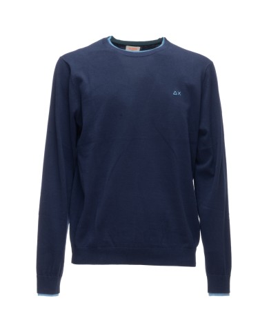 SUN 68 Maglia uomo girocollo Navy blue