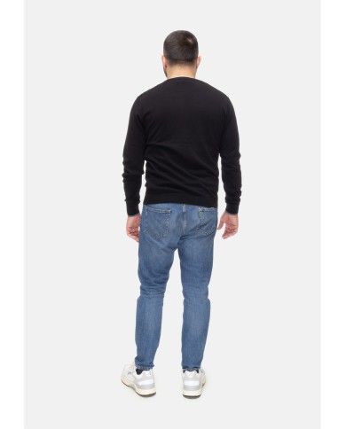 SUN 68 Maglia uomo girocollo Nero