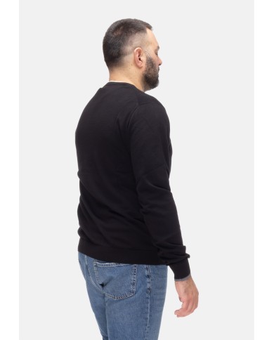 SUN 68 Maglia uomo girocollo Nero