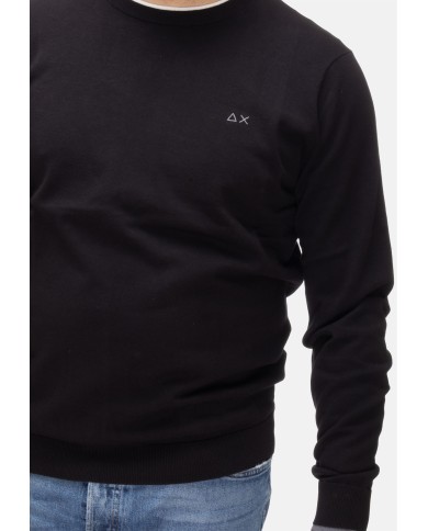 SUN 68 Maglia uomo girocollo Nero