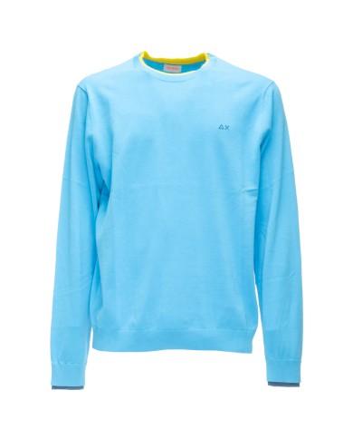 SUN 68 Maglia uomo girocollo Turchese