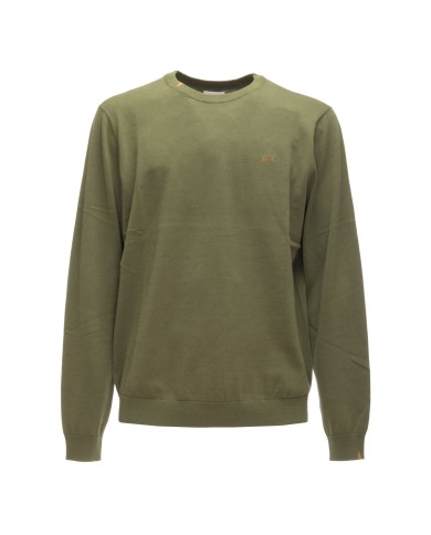 SUN 68 Maglia uomo girocollo Verde scuro