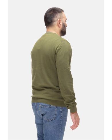 SUN 68 Maglia uomo girocollo Verde scuro